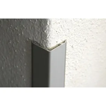 Stavební profil Ochanný roh nerezový KART 2,5 x 2,5 x 250cm Kartáčovaný