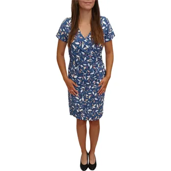 Dámské šaty Šaty Pratto drobné lístky překřížený dekolt velikost pratto: 40