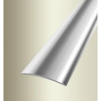 přechodová lišta Küberit 454 U - NEREZ Přechodový profil 40 mm, oblý - nevrtaný Barva dekoru: NEREZ leštěná F8, Délka lišty: 100 cm