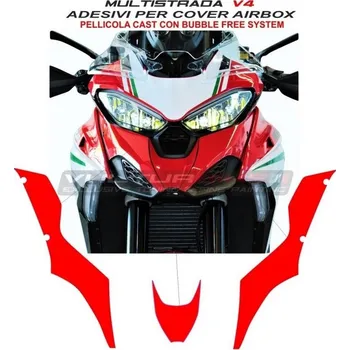 Polep vozidla VULTURBIKE Itálie Sada polepů airboxů VULTURBIKE pro DUCATI Multistrada V4 / V4S