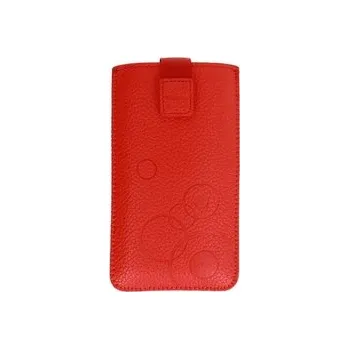 Pouzdro na mobilní telefon Pouzdro DEKO Samsung GALAXY NOTE, NOTE2, NOTE3 Neo, Xperia Z2 červené (5,2"; - 5,5")