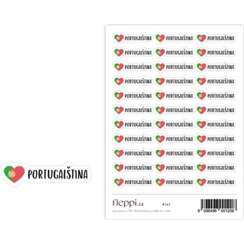samolepka Fleppi Samolepky Portugalština