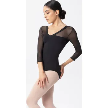 Body Intermezzo,Trikot dámský s 3/4 rukávem 31086, černá XS