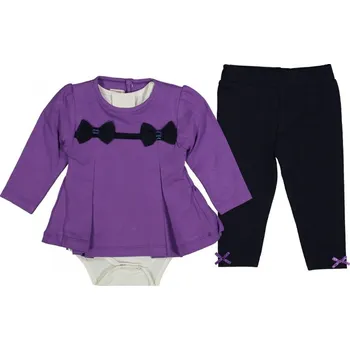 Kojenecká souprava 3-dílná dívčí souprava Mašličky 80