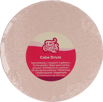 FunCakes Dortová podložka rose gold O 20 cm, výška 12 mm