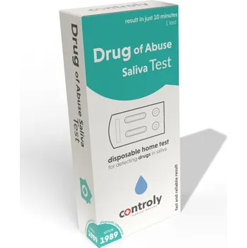 Diagnostický test Hydrex Diagnostics 1x Multi drogový test na 6 drog (AMP,COC,MOR,MOR,THC) ze slin