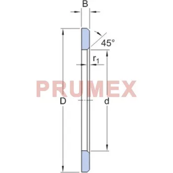 SKF LS 6085 univerzální axiální ložiskový kroužek