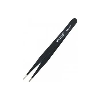 Péče o řasy a obočí Pinzeta Vetus ESD-10 anti-static