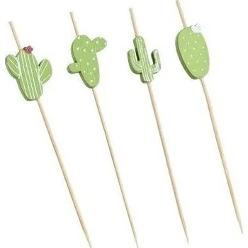 Jednorázové nádobí FINGERFOOD bambusový bodec KAKTUS Leone 120mm 100ks