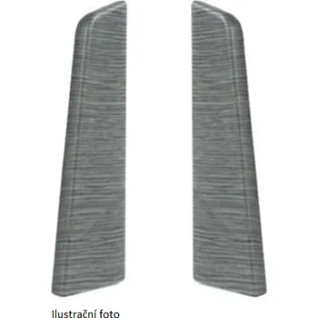 soklová lišta Midas PVC komponent k liště ASPRO Q83 | jasan W6 Varianta: Ukončení Levá + Pravá (balení 1+1 ks)