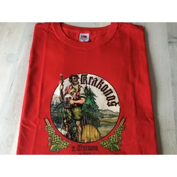 Pivo Pivovar Krakonoš Triko Krakonoš - červené Barva: Červená, Velikost: XXL