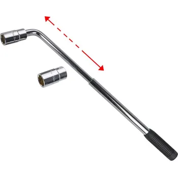 Klíč DEMA Teleskopický klíč na kola 350-530 mm 1/2", 17x19 + 21x23 mm
