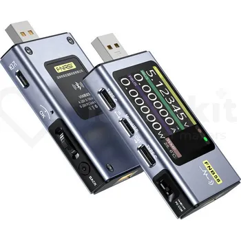 Měřicí přístroj FNIRSI Multifunkční USB 3.0 měřič-tester FNB58 Bluetooth