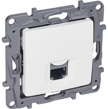 Elektrická zásuvka Legrand NILOÉ zásuvka datová RJ45 (CAT6 FTP) BÍLÁ /764577/