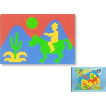 Pěnové puzzle JEZDEC - EVALAND