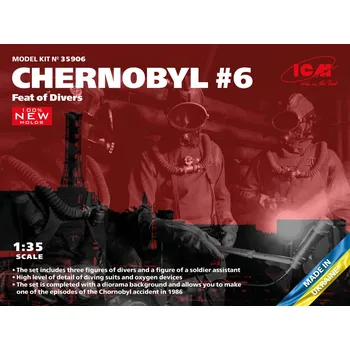 Modelářství 1/35 Chernobyl No.6 - Feat of Divers (4 fig.)
