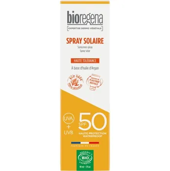 Přípravek na opalování Bioregena Organický sprej na opalování BIO SPF50 90 ml