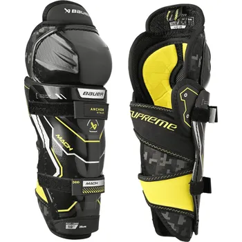 Hokejový chránič holeně Holeně Bauer S23 SUPREME MACH Shin Guard Youth Velikost: 9"