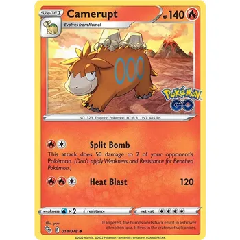 Sběratelská karetní hra Pokémon TCG Camerupt 014/078