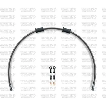 Hadice zadní brzdy Venhill POWERHOSEPLUS HON-7023RB-CB (1 hadice v sadě) karbonové hadice, černé koncovky