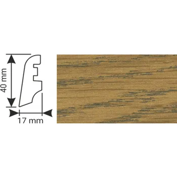Podlahová lišta K - Produkt K-Produkt lišta KP40 3222 Dub