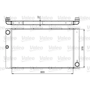Chladič motoru Chladič, chlazení motoru VALEO 735475