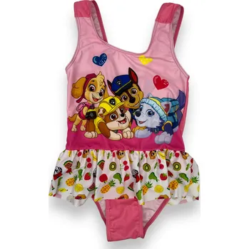 Dívčí plavky Bingo Dívčí růžové plavky Tlapková patrola Barva: Růžová, Velikost: 128