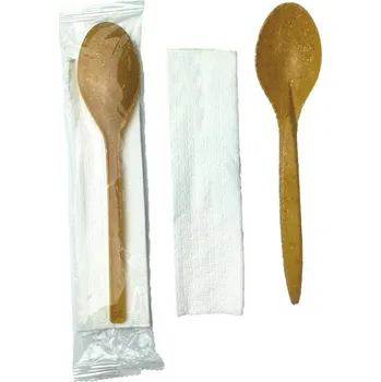 Jednorázové nádobí Think`n pack Lžíce WPC + ubrousek TnP 18cm 200ks