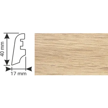 soklová lišta K - Produkt K-Produkt lišta KP40 8530 Dub trogir