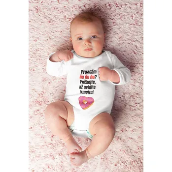 Kojenecké body ňu ňu ňu Barva: Bíla, Velikost: 74(6m-9m)