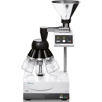 Násypka nerezová, objem 2,8 l (pro použití bez vibračního podavače DR 100), k produktu: Dělič vzorků Retsch PT 100