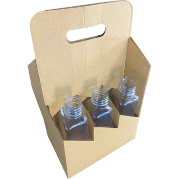 Jednorázové nádobí Think`n pack Odnosný kartonový obal na 6 lahví TnP 20ks