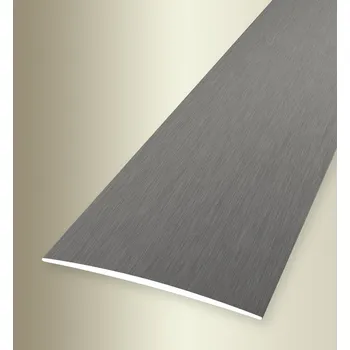 přechodová lišta Küberit 465 U Přechodový profil 80 mm, oblý - nevrtaný Barva dekoru: imit. nerezi F2G kart., Délka lišty: 100 cm