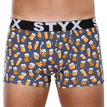Boxerky Pánské boxerky Styx art sportovní guma pivo (G1357) XL Možnost vrácení zboží ZDARMA do 120 dnů!