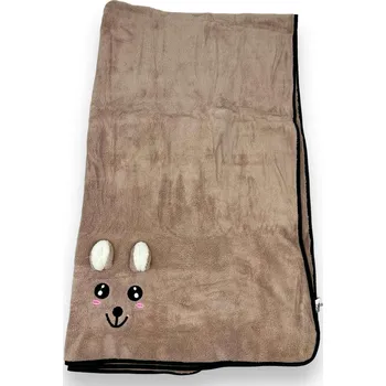 Dětská deka Mouse Mikroflanelová oříšková deka 70x140cm Barva: Oříšková