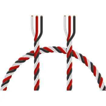 RC vybavení Kabel třížilový kroucený tenký FU 0.14mm2 (PVC)