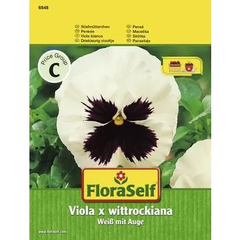 Semeno Maceška bílá s okem FloraSelf květinová semena
