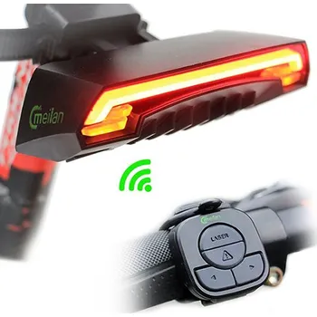 Cyklosvítilna Meilan X5 zadní cyklosvětlo s blinkry LED/LASER