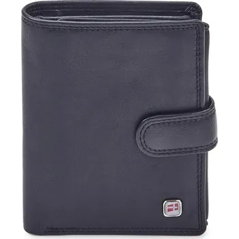 Peněženka Pánská kožená peněženka Nordee GW-02 RFID černá