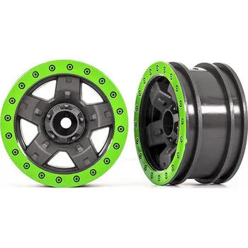 RC vybavení 1:10 Traxxas TRX-4 Sport: Disk 2.2" šedý/zelený (2ks)