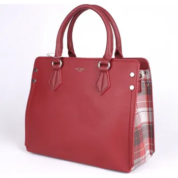 Tmavěčervená kabelka do ruky David Jones CM5467