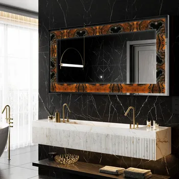 Zrcadlo Podsvícené dekorativní zrcadlo - Mosaic Dreams