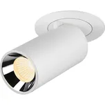 BIG WHITE (SLV) NUMINOS PROJECTOR S stropní zápustné svítidlo, 3000 K, 55d, válcové, bílé/chrom 1006956