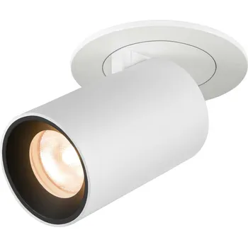Bodové svítidlo BIG WHITE (SLV) NUMINOS PROJECTOR XS stropní zápustné svítidlo, 2700 K, 20d, válcové, bílé/černé 1006876