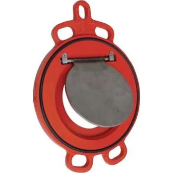 Kanalizační potrubí ABO VALVE 800 zpětná klapka DN100 mezipřírubová, EPDM, litina/nerez ocel CF8M