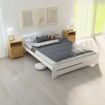 Postel Maxi Postel Petra z masivu 140 x 200 cm - barva Bílá