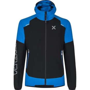 Pánská větrovka Bunda Montura Wind Revolution Hoody Jacket black/sky blue