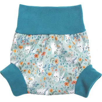 Plenkové kalhoty Breberky Natahovací PUL svrchní vel. S - Kočičí zahrádka