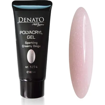 Umělé nehty DENATO s.r.o. POLYACRYL Gel Sparkling Creamy Beige