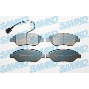 Brzdová destička Sada brzdových destiček, kotoučová brzda SAMKO 5SP765